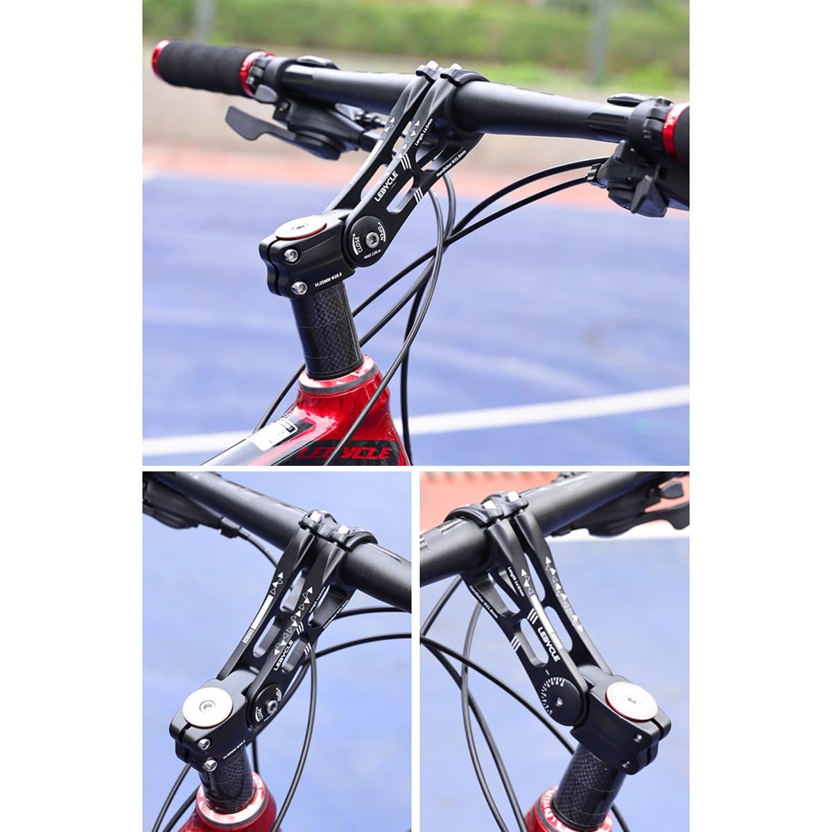 Amazon.co.jp: 自転車 アジャスタブル ステム ±60° 度角度調整 MTB